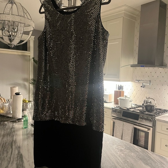 Fabulous vintage ALGO DRESS SIZE 14 gala mother of the bride evening cruise wear - Picture 4 of 16